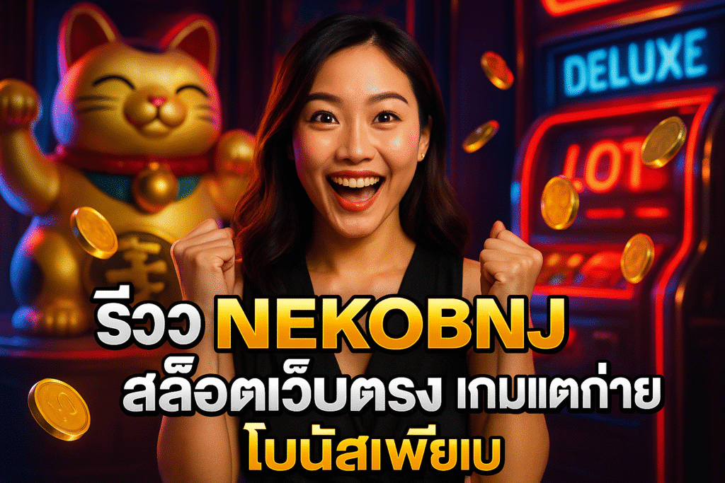 รีวิว NEKOBNJ สล็อตเว็บตรง เกมแตกง่าย โบนัสเพียบ