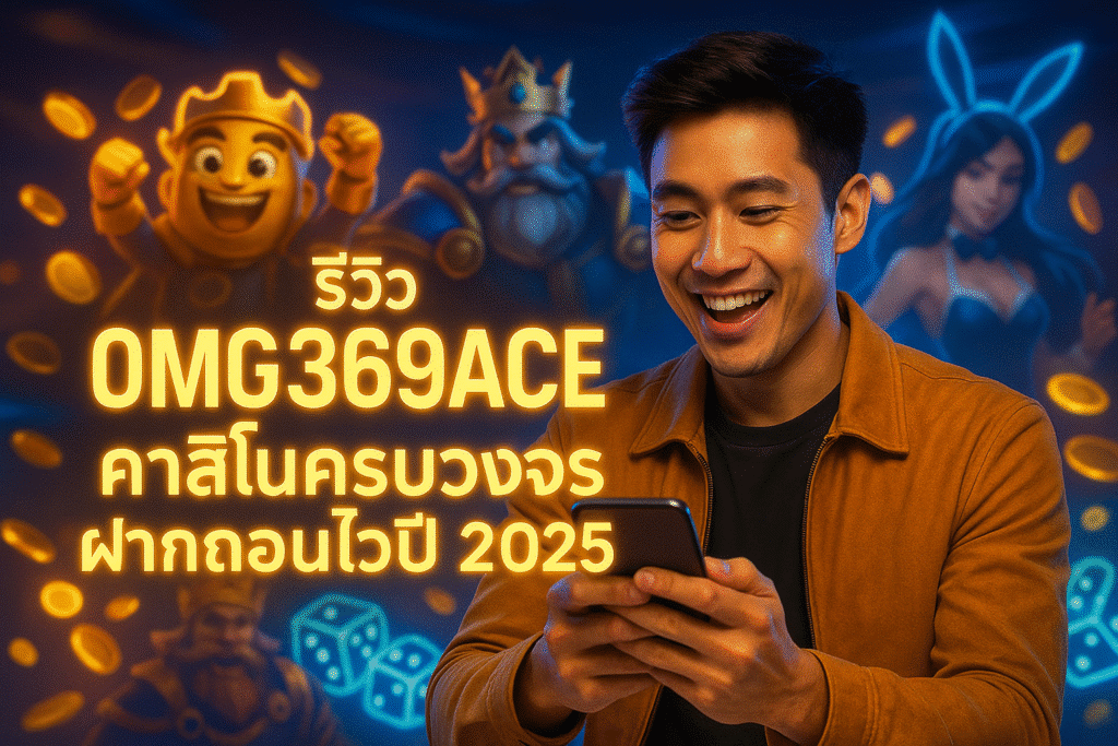 รีวิว OMG369ACE คาสิโนครบวงจร ฝากถอนไวปี 2025