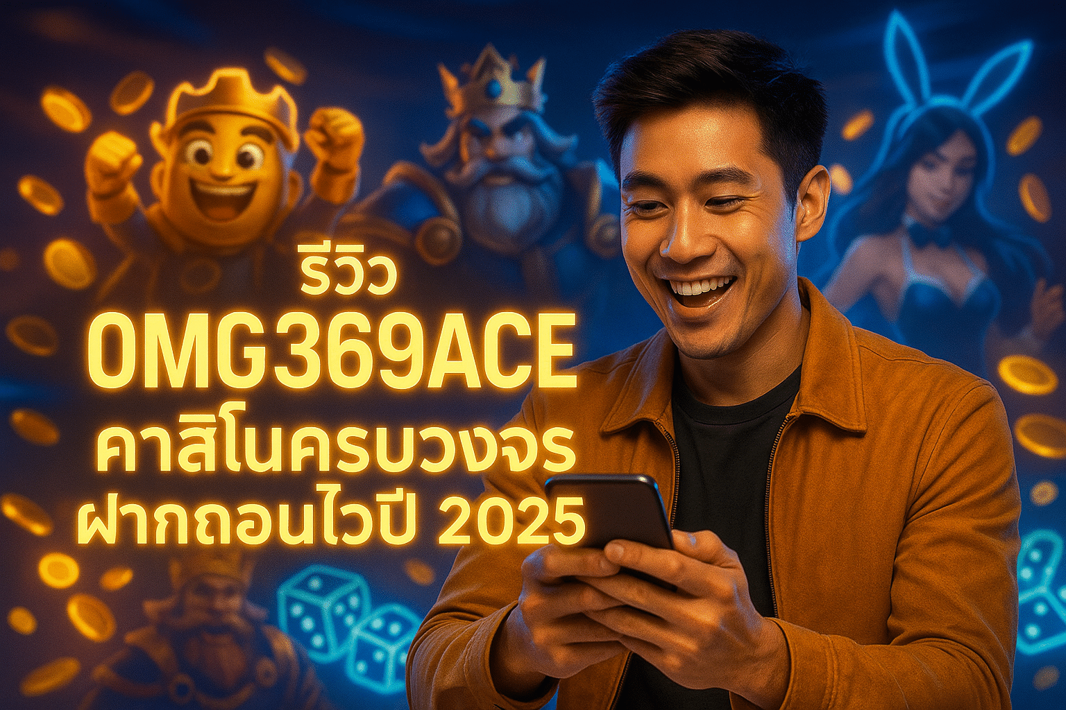 รีวิว OMG369ACE คาสิโนครบวงจร ฝากถอนไวปี 2025