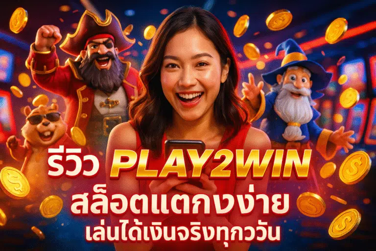 PLAY2WIN สล็อตแตกง่าย เล่นได้เงินจริงทุกวัน