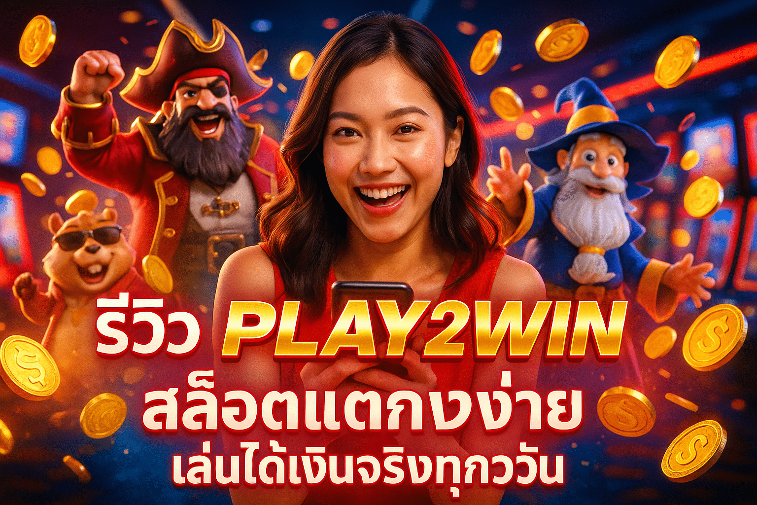 PLAY2WIN สล็อตแตกง่าย เล่นได้เงินจริงทุกวัน